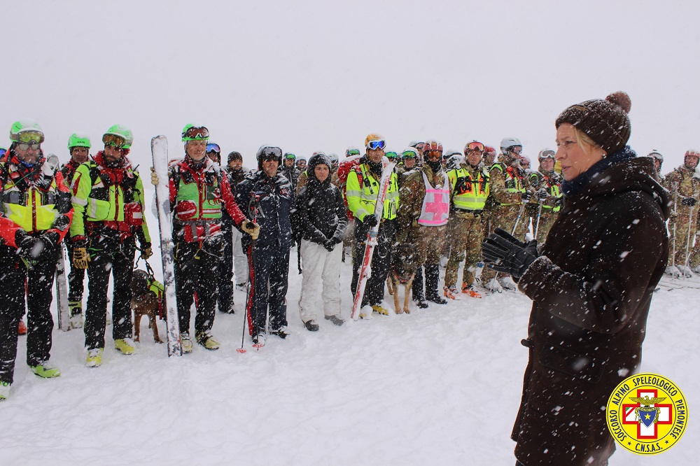 A Sestriere una simulazione di valanga con l’Esercito Italiano